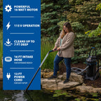 Pond Vacuum Cleaner Cleaning Tool for Outdoor Decorative Ponds Garden Water Features and Koi Ponds