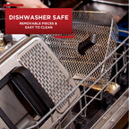 Deep Fryer with Basket 3.5L 1700W Oil Filtration Temperature Control Easy Clean Home Kitchen