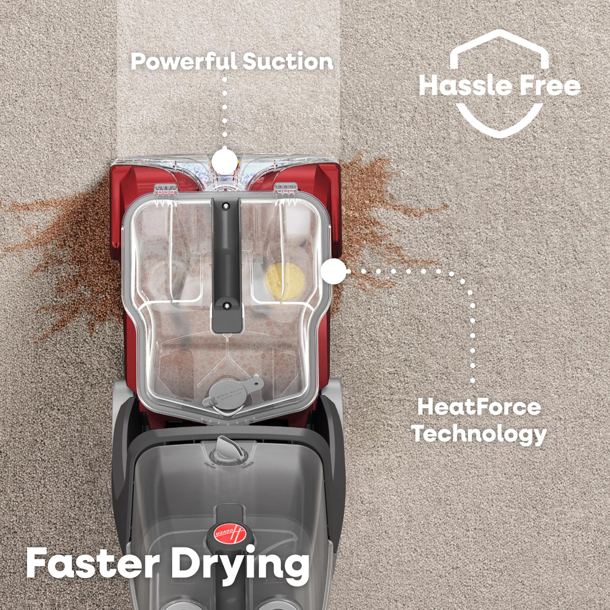PowerScrub Deluxe Carpet Cleaner Machine with Pet and Upholstery Tools for Deep Home Cleaning
