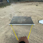 Heavy Duty Lawn Leveling Drag Mat with Durable Steel Mesh and Tow Rope for Yard and Garden Care