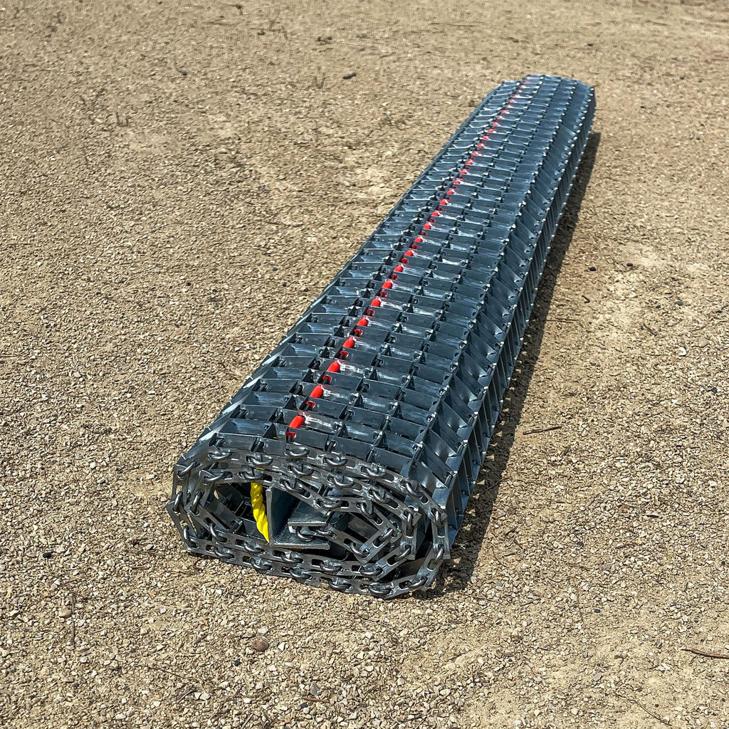 Heavy Duty Lawn Leveling Drag Mat with Durable Steel Mesh and Tow Rope for Yard and Garden Care