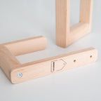 Wooden curtain tie-backs/holdbacks, minimalist style