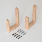 Wooden curtain tie-backs/holdbacks, minimalist style
