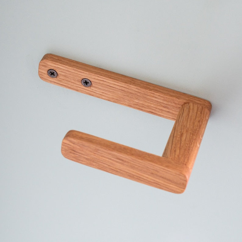 Wooden curtain tie-backs/holdbacks, minimalist style