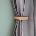 Wooden curtain tie-backs/holdbacks, minimalist style
